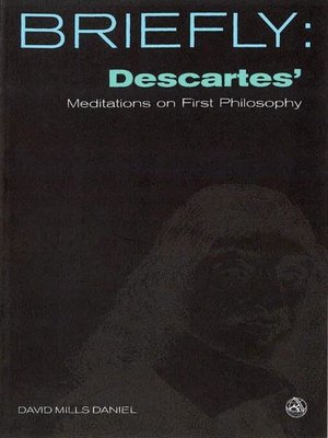 cover image of Descartes' Meditation on First Philosophy